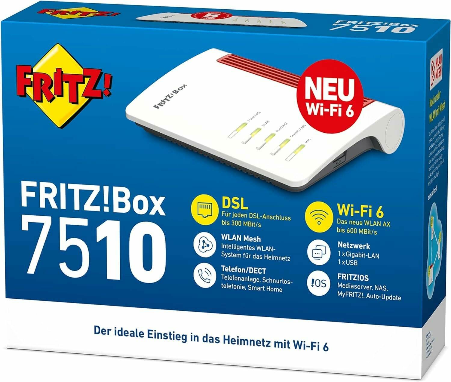 AVM FRITZ!Box 7510 Wi-Fi 6 Router Review - Preisklar.com