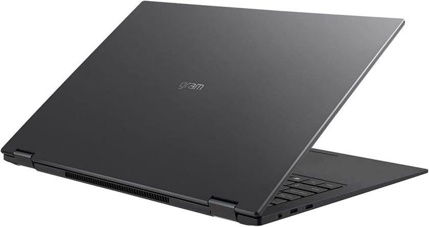 2023 LG gram 16 Inch Ultralight 2-in-1 Convertible Notebook  Tablet - 1,480 g Intel Core i7 (16GB RAM, 1TB SSD, 16:10 IPS LCD Display with Pen Touch, Thunderbolt 4, Win 11 Home, Mirametrix) - Black